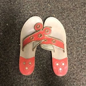 coral and gold Jack Rodgers